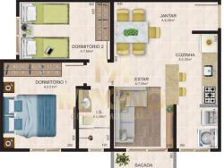 #2-147-5598 - Apartamento para Venda em Cascavel - PR - 3